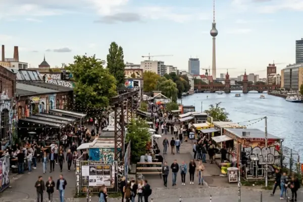 Ausgeh-Areal auf der Kippe: Das RAW-Gelände in Berlin-Friedrichshain steht vor dem Aus