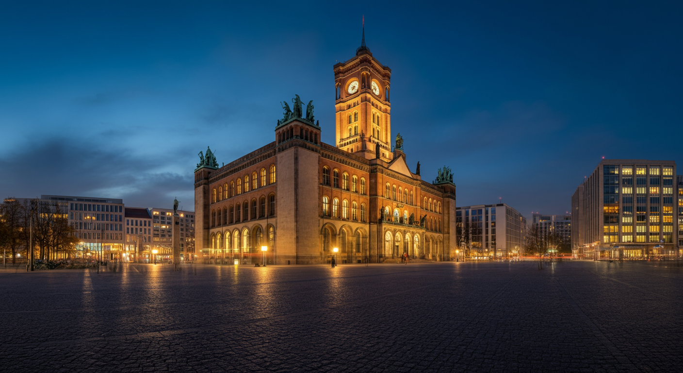 Fehrbelliner Platz Berlin: Altes Rathaus Wilmersdorf vor neuem Umzug Berlin News