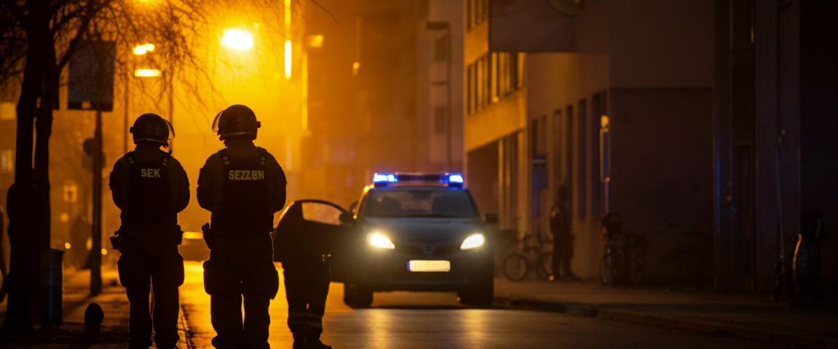 SEK Einsatz Hellersdorf: Pizzabote mit Waffe bedroht Berlin News