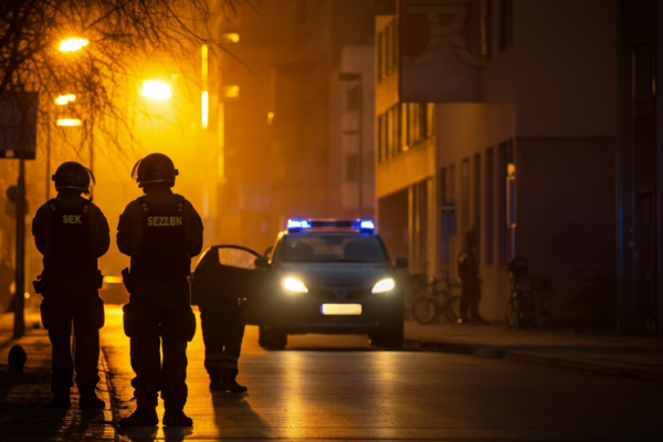 SEK Einsatz Hellersdorf: Pizzabote mit Waffe bedroht Berlin News