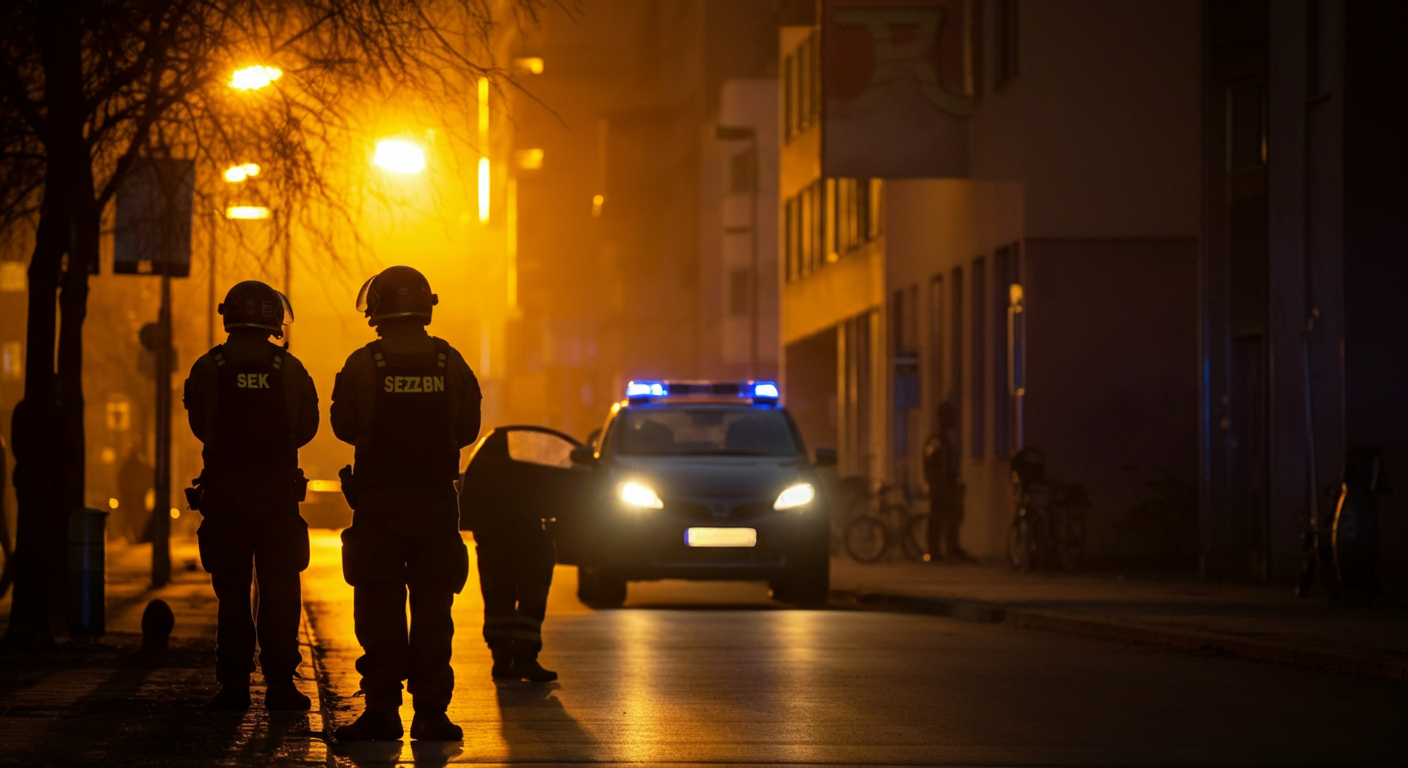 SEK Einsatz Hellersdorf: Pizzabote mit Waffe bedroht Berlin News