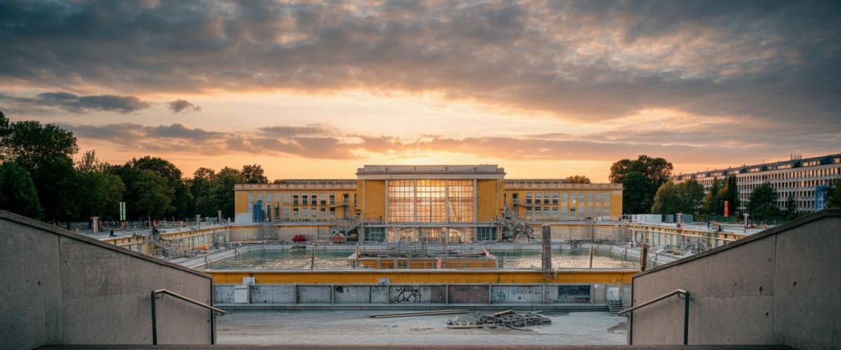 Wellenbad Kreuzberg Sanierung: Bauarbeiten und Eröffnung 2027 Berlin News