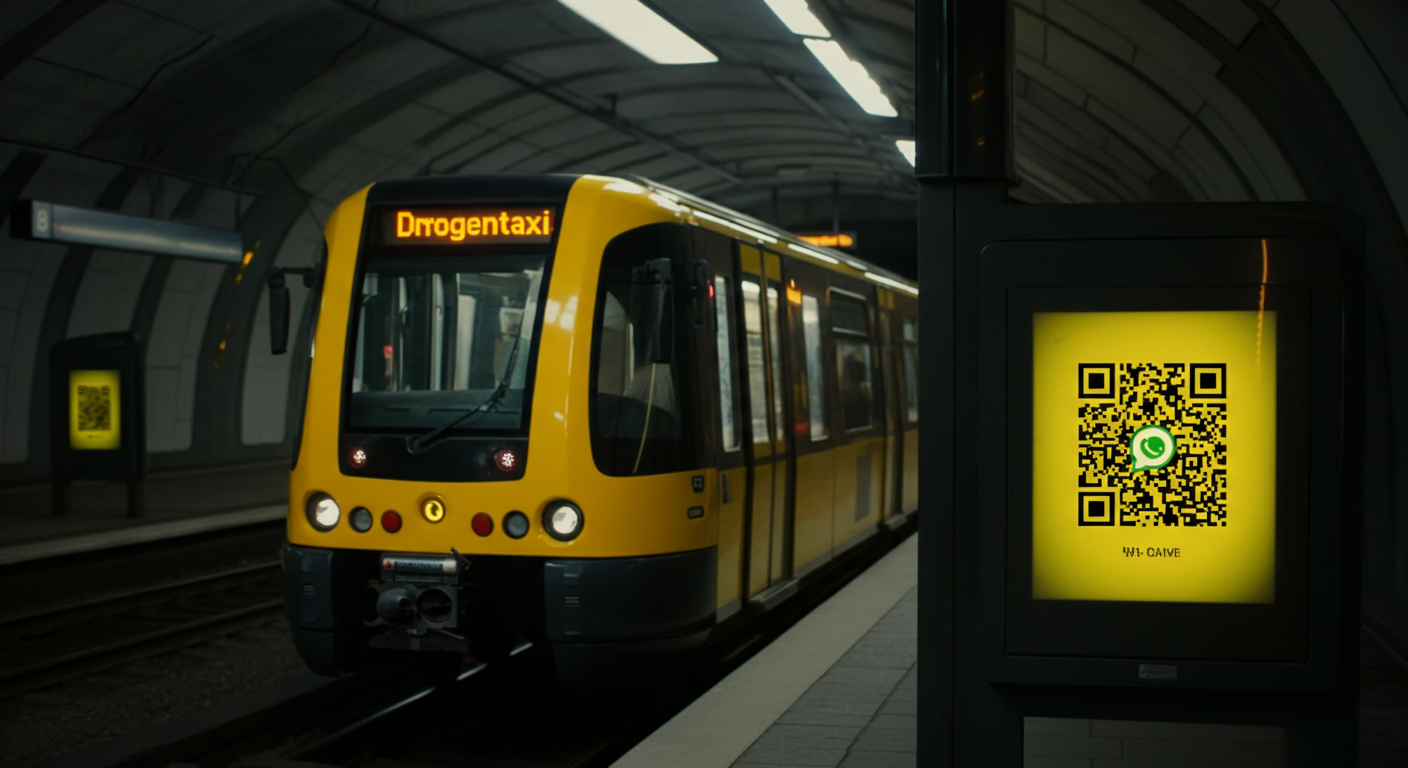 Drogentaxi Berlin: Wie Dealer per QR-Code und WhatsApp werben