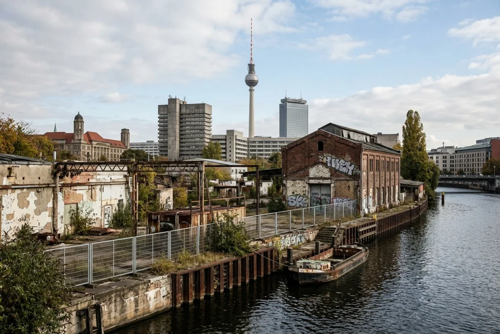Lost Places Berlin – Ehemaliges Ortsteilzentrum in Berlin Hellersdorf heute als Brachland