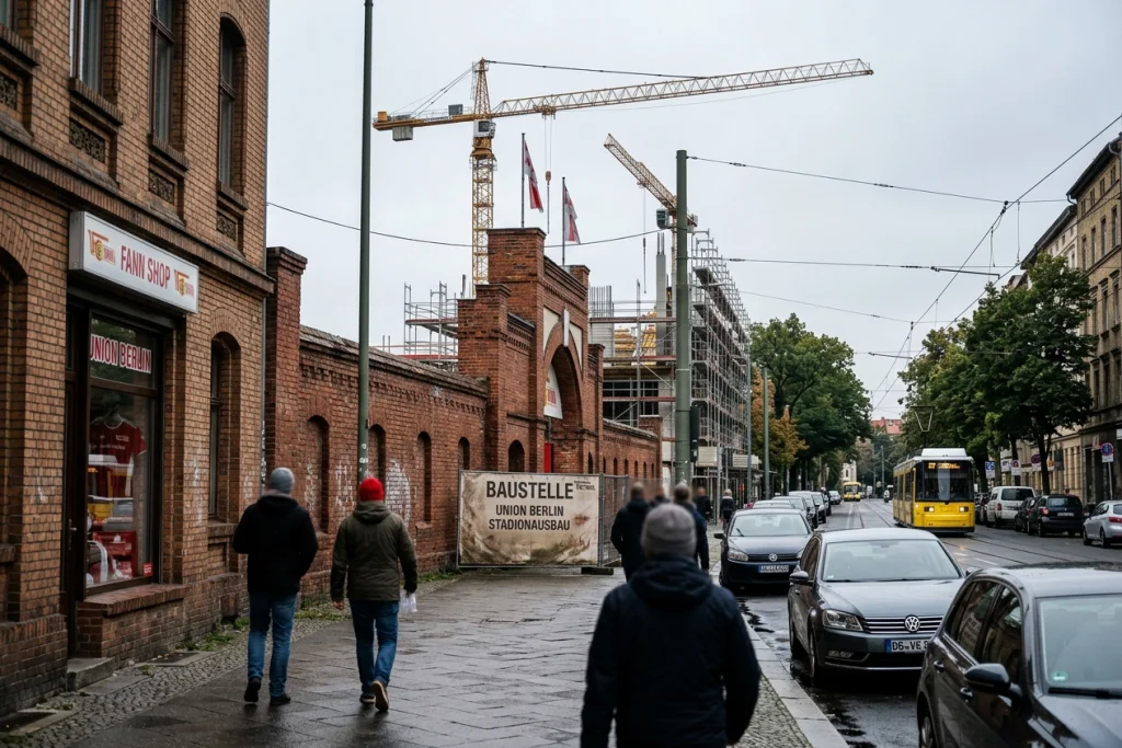Stadionausbau Alte Försterei: Pläne, Kapazität & Baubeginn 2026 stadionausbau alte försterei – Das Stadion An der Alten Försterei in Berlin-Köpenick vor dem geplanten Ausbau 2026