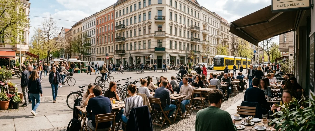 Wochenendtipps Berlin – Menschen schlendern über den Naschmarkt in der Markthalle Neun in Kreuzberg
