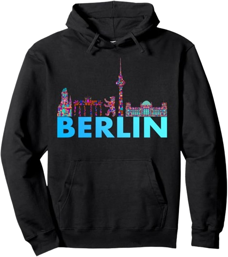 Berlin Design - Berliner Bär - I Love Berlin Pullover Hoodie