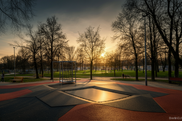 Trampolin-Spielplatz Nelly-Sachs-Park Westseite (Schöneberg) Berlin News