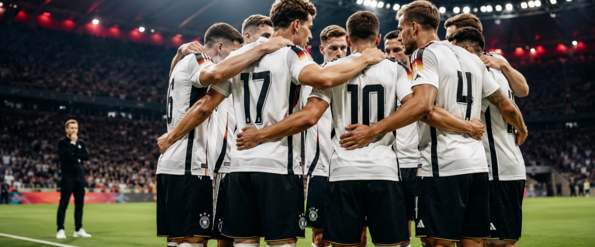 DFB Kader WM 2026: Deutsche Nationalmannschaft im Teamkreis