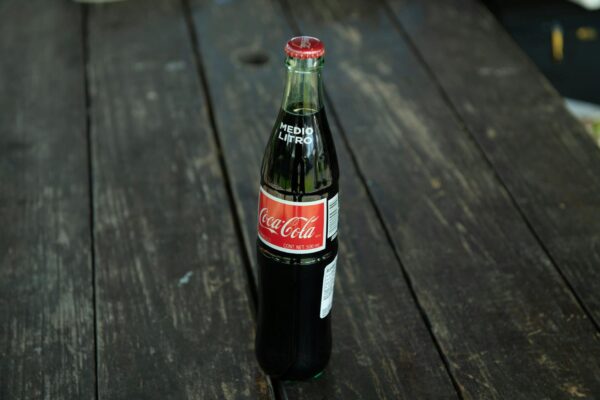 Markthalle Neun Coca-Cola Werbung auf Litfaßsäule in Kreuzberg