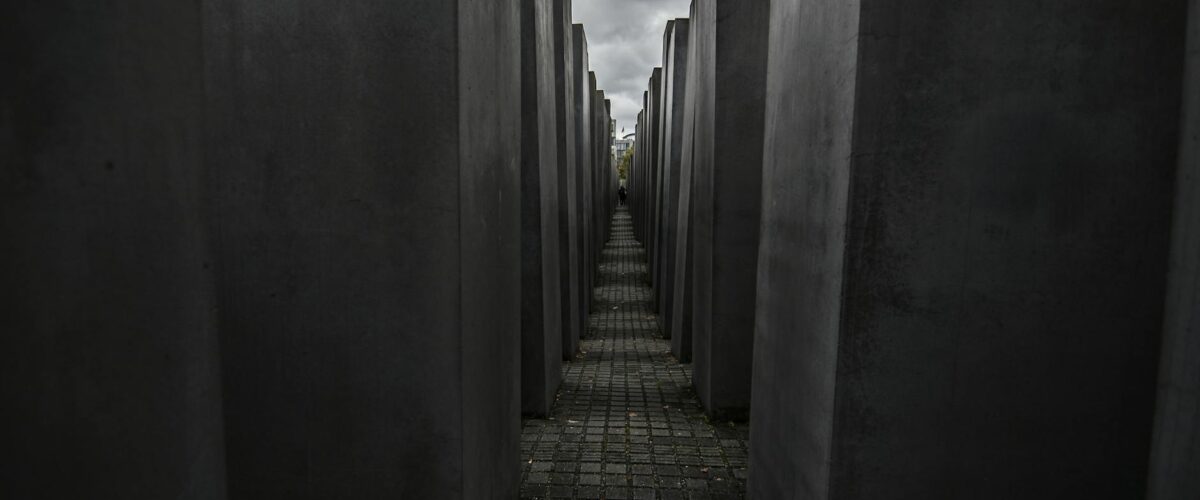 Holocaust-Mahnmal Berlin Stelenfeld nahe Brandenburger Tor