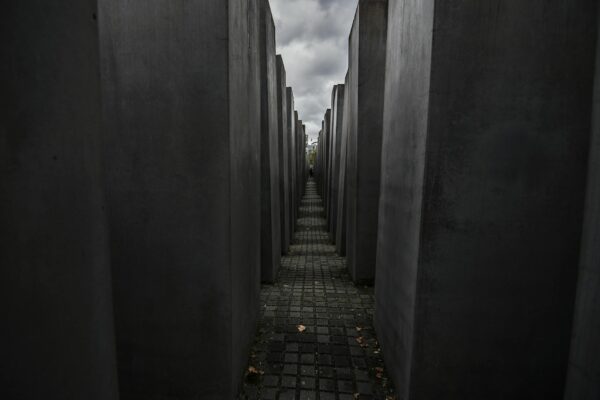 Holocaust-Mahnmal Berlin Stelenfeld nahe Brandenburger Tor