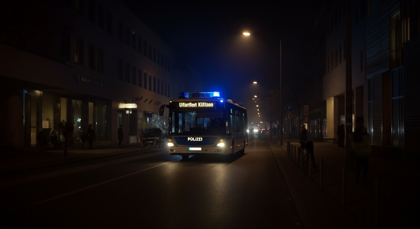 Unfall in Berlin-Kreuzberg: Polizeibus kippt, acht Verletzte - Berlin News Highlights
