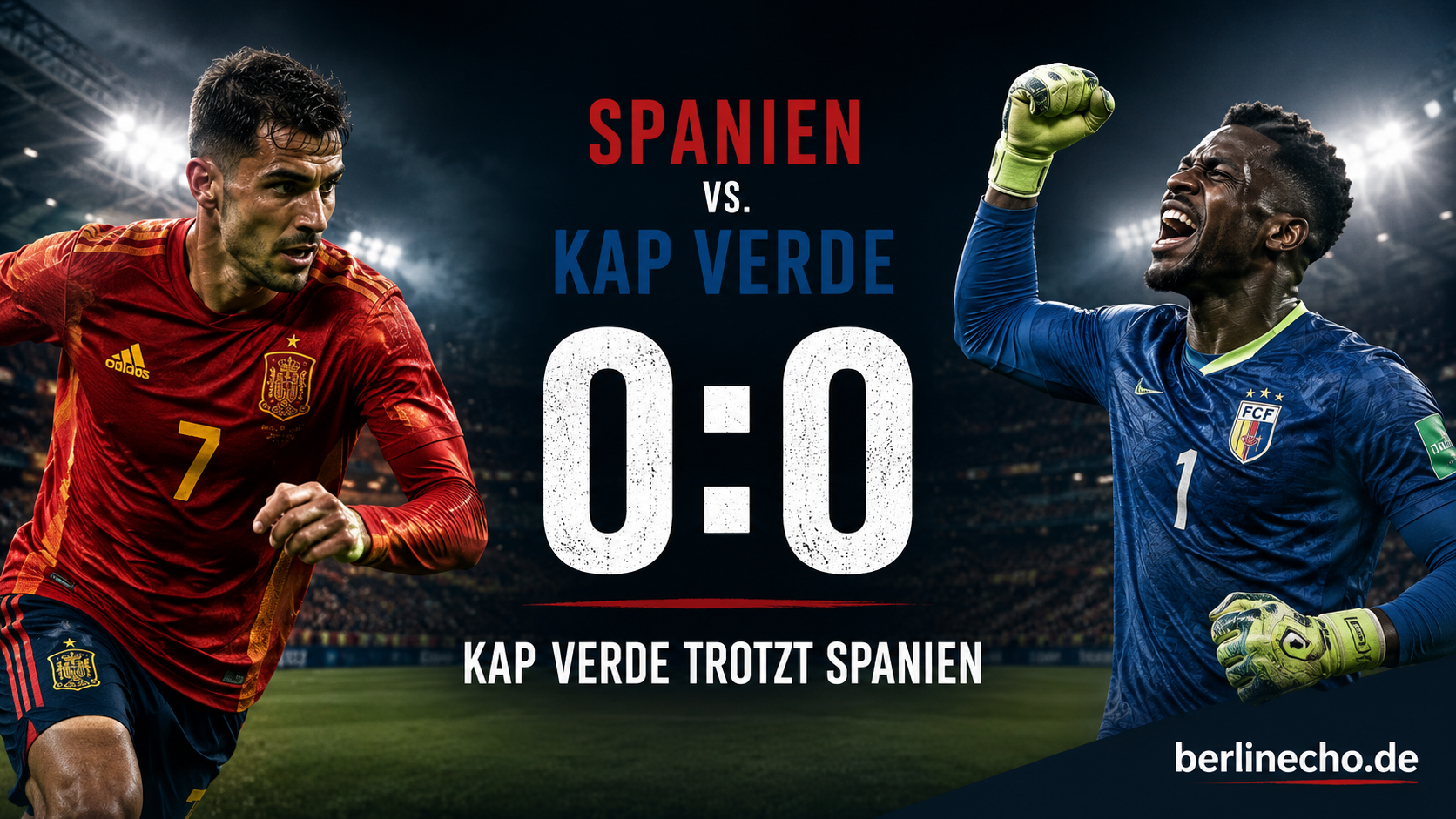 Spanien Kap Verde Ergebnis 0:0 bei der WM 2026 – Kap Verde trotzt Europameister Spanien einen Sensationspunkt ab