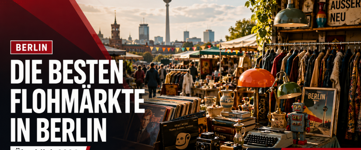 Die besten Flohmärkte in Berlin mit Vintage-Ständen, Trödel, Kleidung und Berliner Fernsehturm