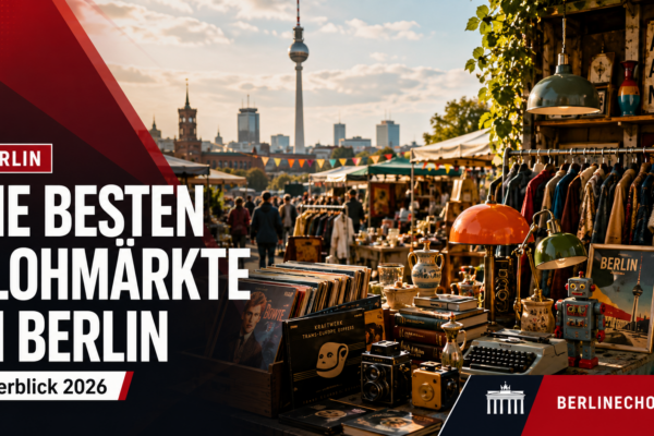 Die besten Flohmärkte in Berlin mit Vintage-Ständen, Trödel, Kleidung und Berliner Fernsehturm