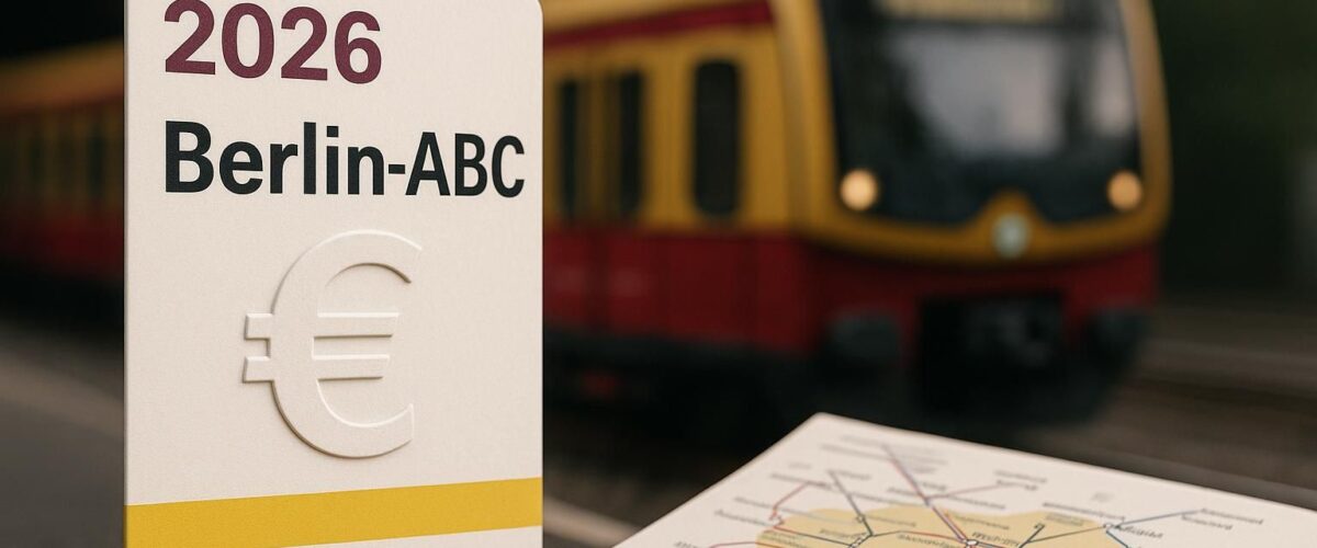Berlin-ABC-Ticket 2026: Preise, Zonen und wann es sich wirklich lohnt