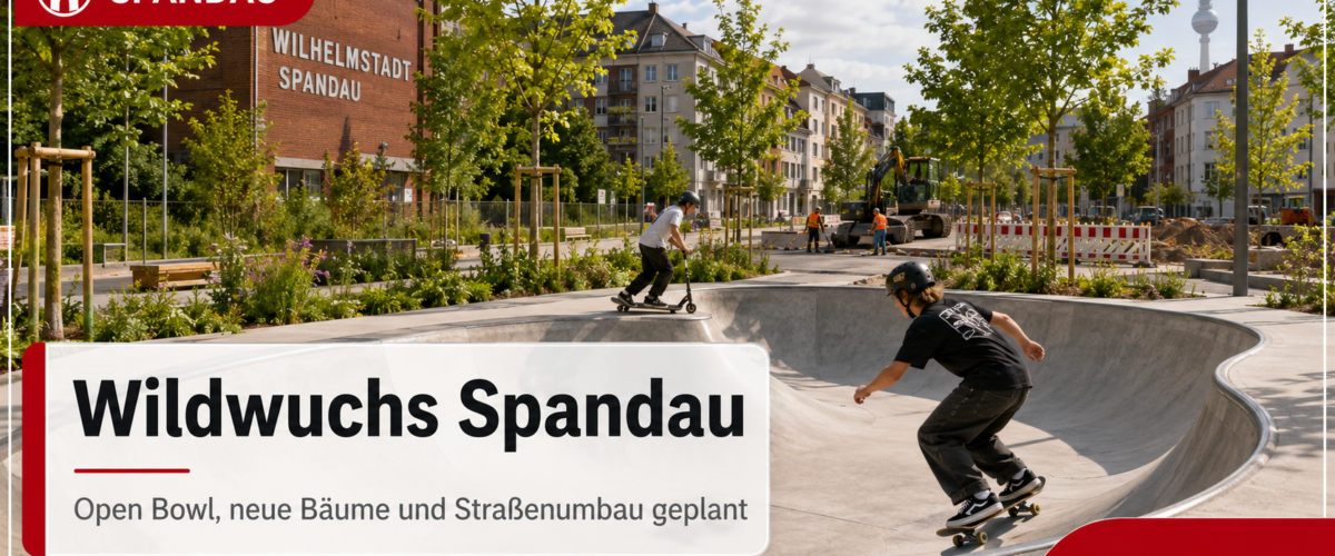 Skater in einer Beton-Bowl als Symbolbild für die geplante Open Bowl am Wildwuchs Spandau in der Wilhelmstadt