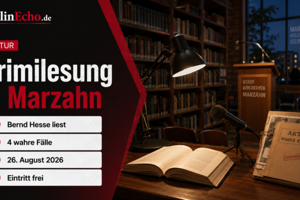 Krimilesung in Marzahn mit Bernd Hesse, vier wahren Fällen und freiem Eintritt am 26. August 2026